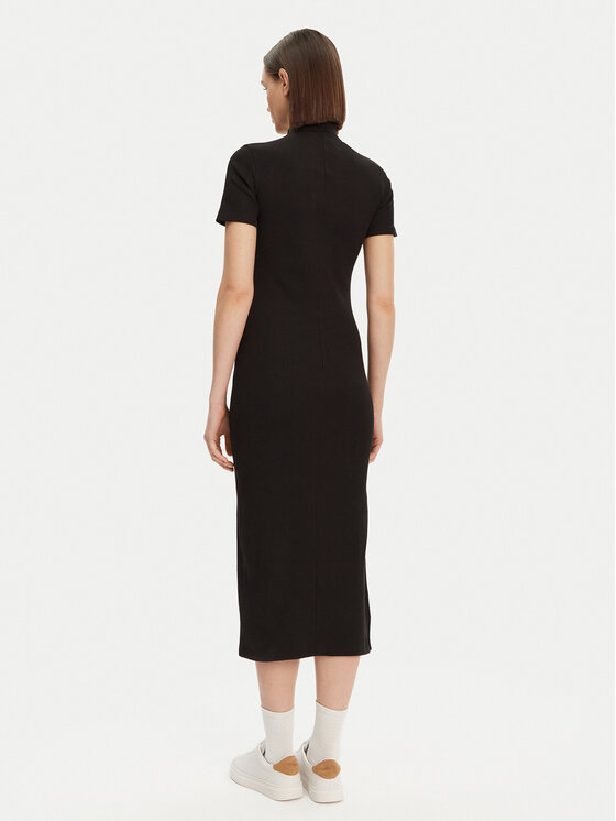 Lacoste Lacoste Vestito da giorno EF9622 Nero Slim Fit