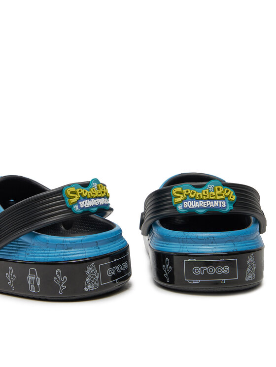 Crocs Crocs Natikače Spongebob Multi Off Court Clg K 209823 Crna