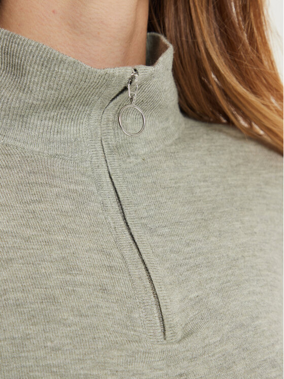 Vero Moda Vero Moda Светр Happiness 10317993 Сірий Slim Fit