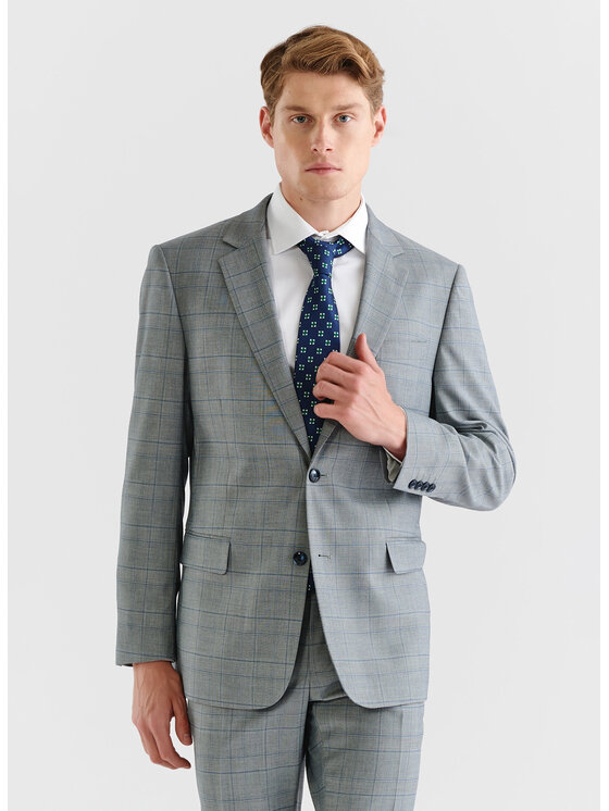 Pako Lorente Męska Marynarka, rozmiar 182.58, Szara, P23SF-3G-025