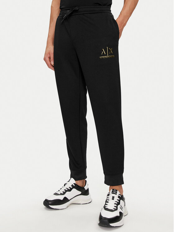 Armani Exchange Armani Exchange Jogginghose 3DZPSA Z9N1Z 1200 Schwarz Regular Fit