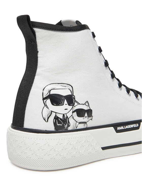 KARL LAGERFELD KARL LAGERFELD Trampki KL60654T Biały