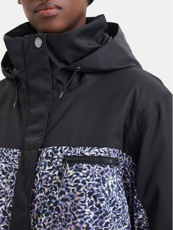 Roxy Roxy Smučarska jakna Brylee ERJTJ03530 Črna Regular Fit
