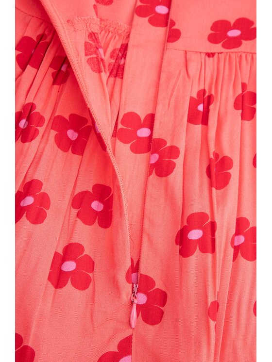 Coccodrillo Coccodrillo Sukienka WC5128101NGN-025 Czerwony Regular Fit
