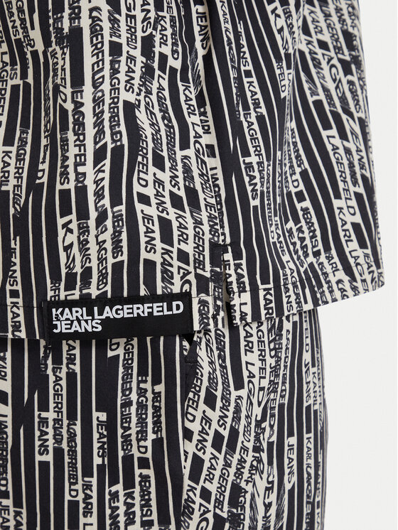Karl Lagerfeld Jeans Karl Lagerfeld Jeans Košeľa B2M16011 Čierna Regular Fit