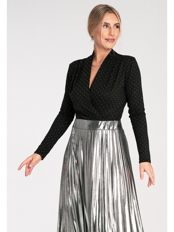 FIGL FIGL Body M1080 Čierna Classic Fit