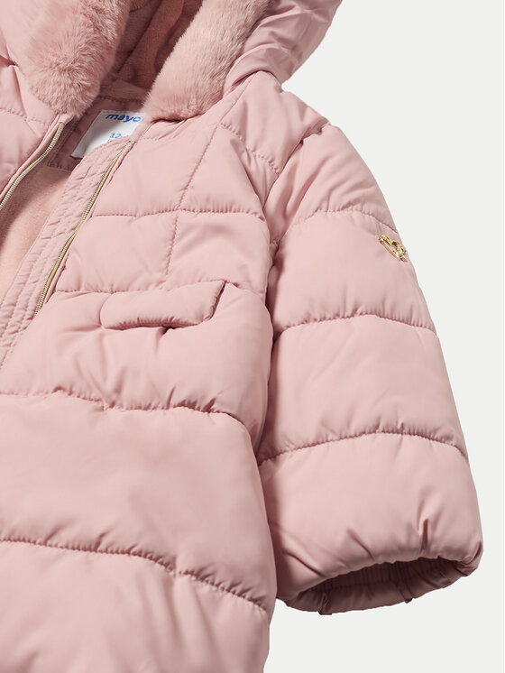 Mayoral Mayoral Зимно яке 2483 Розов Regular Fit