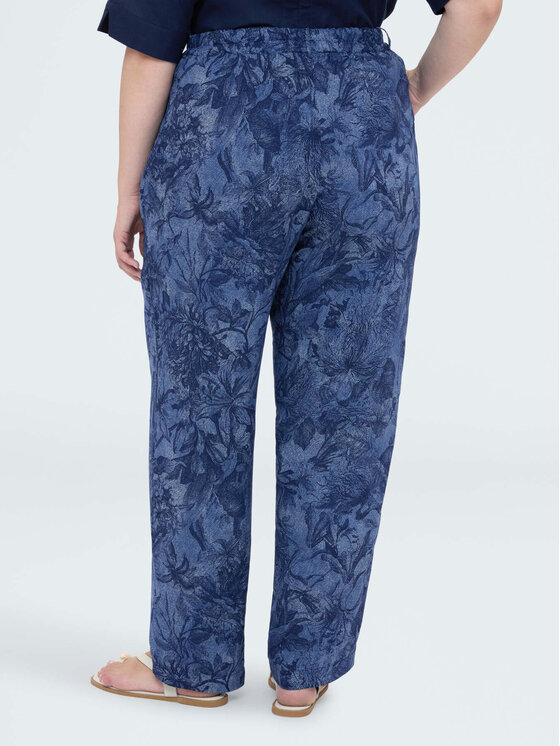 Fiorella Rubino Fiorella Rubino Pantaloni di tessuto P084T105557N0Z4 Blu Regular Fit