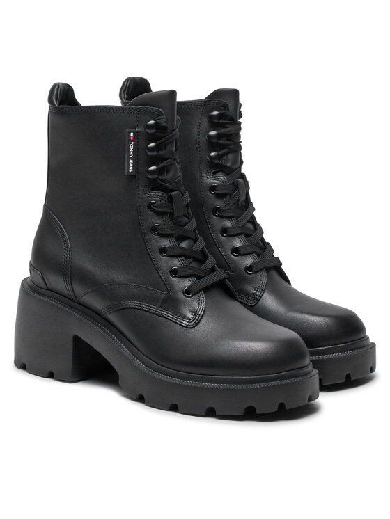 Tommy Jeans Tommy Jeans Schnürstiefeletten EN0EN02640 Schwarz