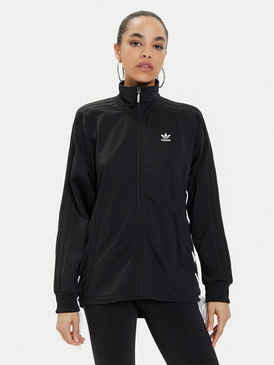 adidas Mikina Always Original Laced HK5071 Čierna Relaxed Fit