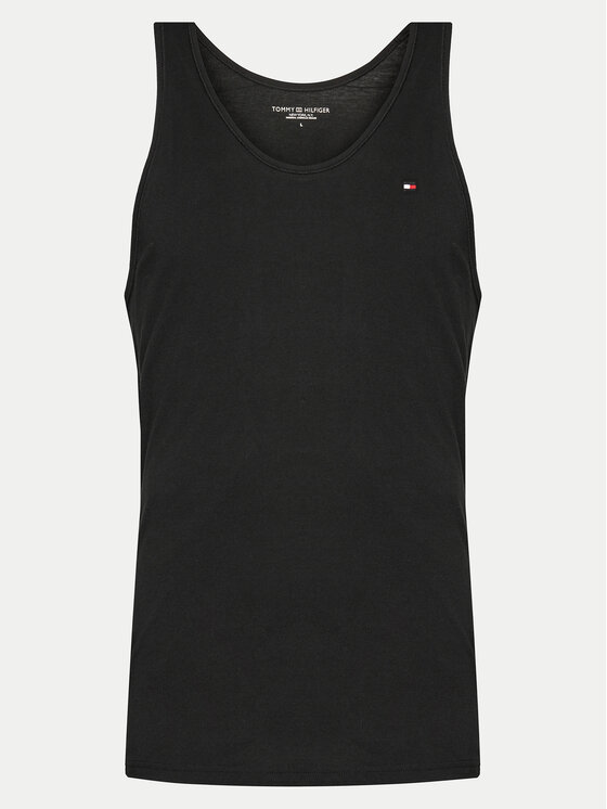 Tommy Hilfiger Tommy Hilfiger Set od 3 tank topa UM0UM03387 Crna Regular Fit