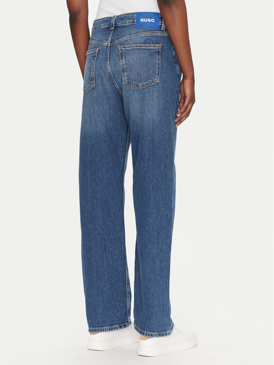 HUGO HUGO Jeans hlače Elyah 50520615 Modra Regular Fit