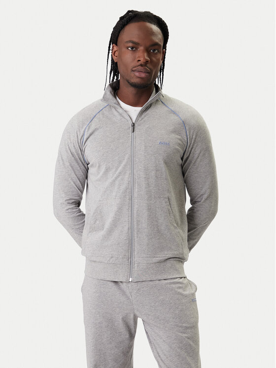 BOSS BOSS Mikina Mix&Match 50515307 Sivá Regular Fit