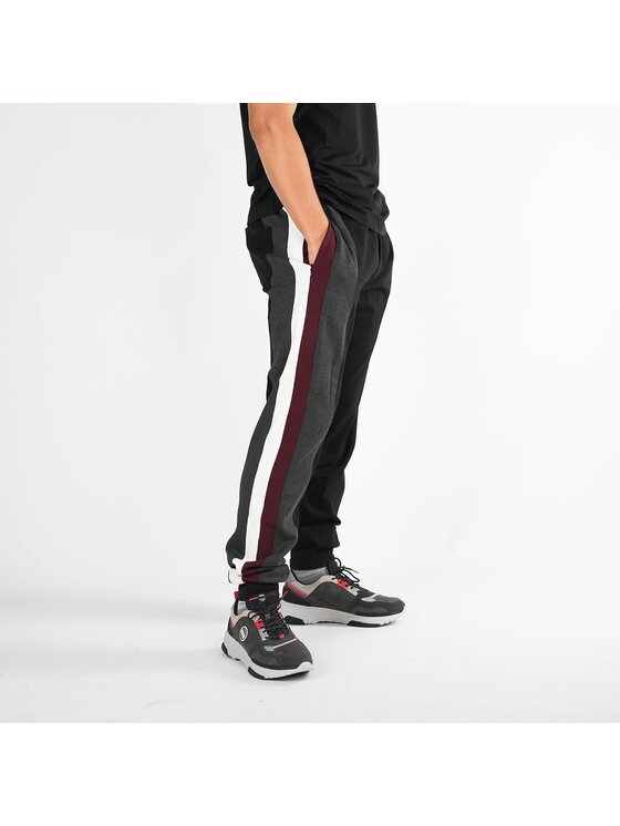 Bikkembergs Bikkembergs Παντελόνι υφασμάτινο C 1 055 80 E 1969 Μαύρο Regular Fit
