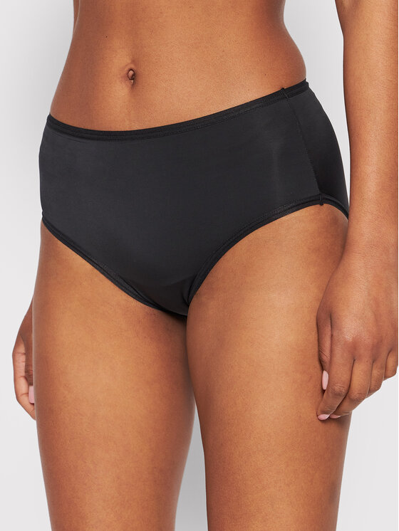 Selmark Chiloți clasici cu talie înaltă Basicos 00203 Negru