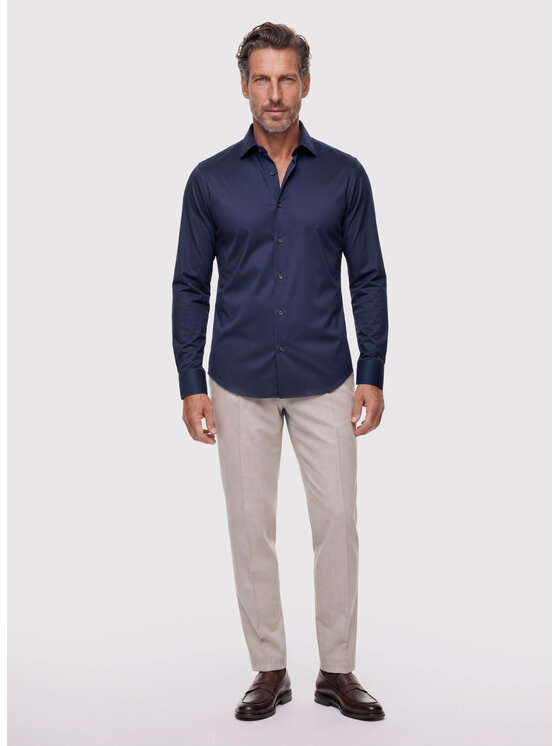 Pako Lorente Pako Lorente Koszula P26WF-1X-011 Granatowy Slim Fit