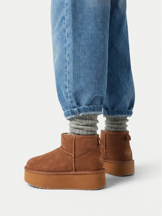 EMU Australia EMU Australia Śniegowce Stinger Micro Flatform W13082 Beżowy