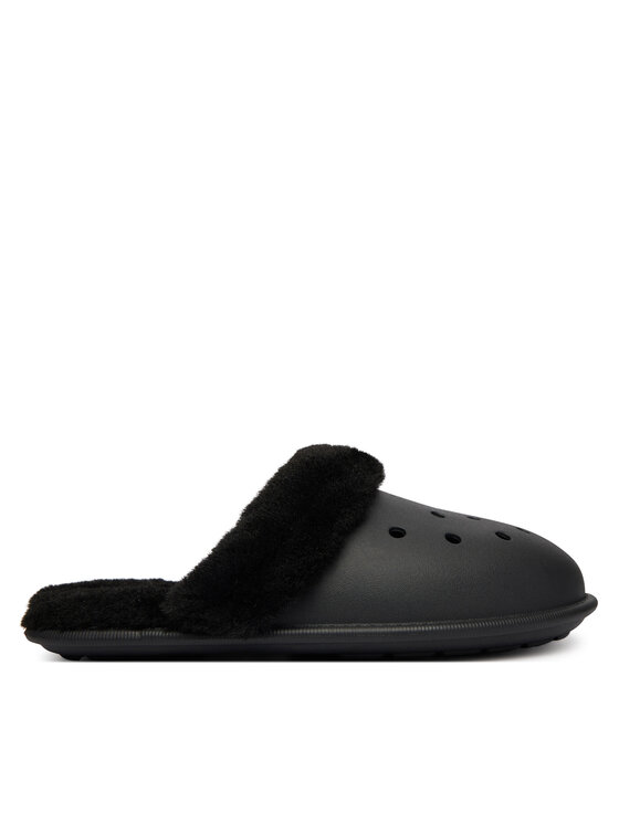 Crocs Papuci de casă Classic Fuzz Scuff 212143 Negru
