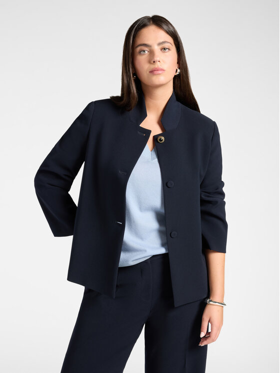 Elena Mirò Elena Mirò Marynarka R011P000142N054 Niebieski Regular Fit