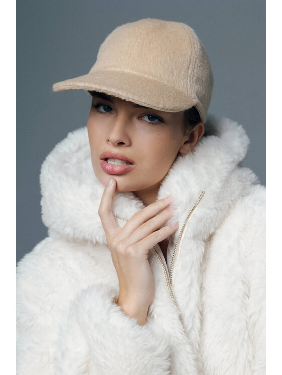 Paris+Hendzel Paris+Hendzel Czapka z daszkiem Sand Winter Cap Beżowy