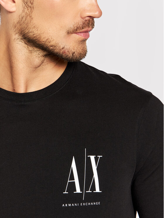 Armani Exchange Armani Exchange Longsleeve 8NZTPL ZJH4Z 1200 Czarny Regular Fit