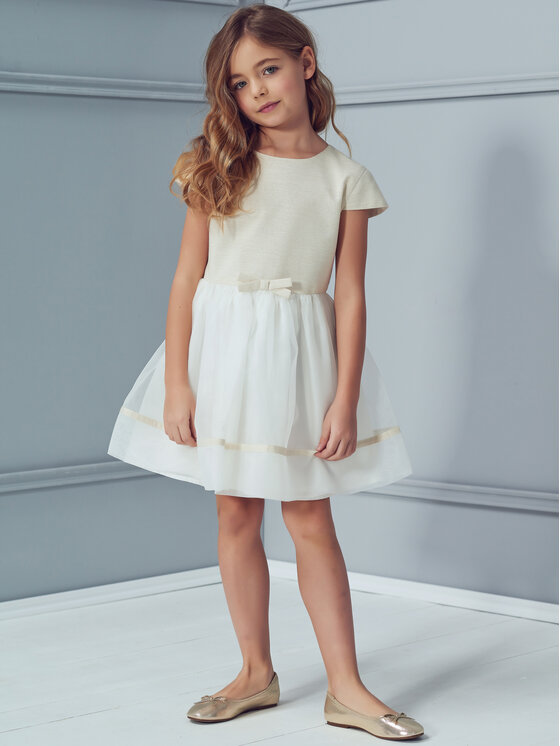 minimi minimi Sukienka elegancka C1 Beżowy Regular Fit