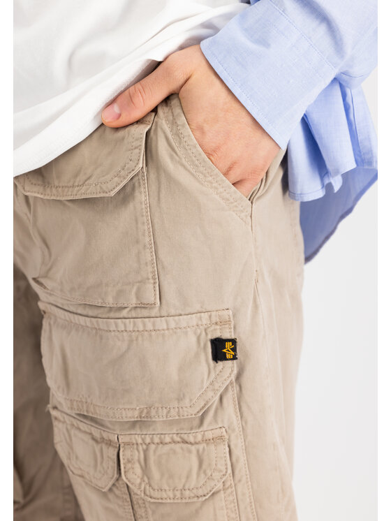Alpha Industries Alpha Industries Szorty Battle Short Żółty Regular Fit