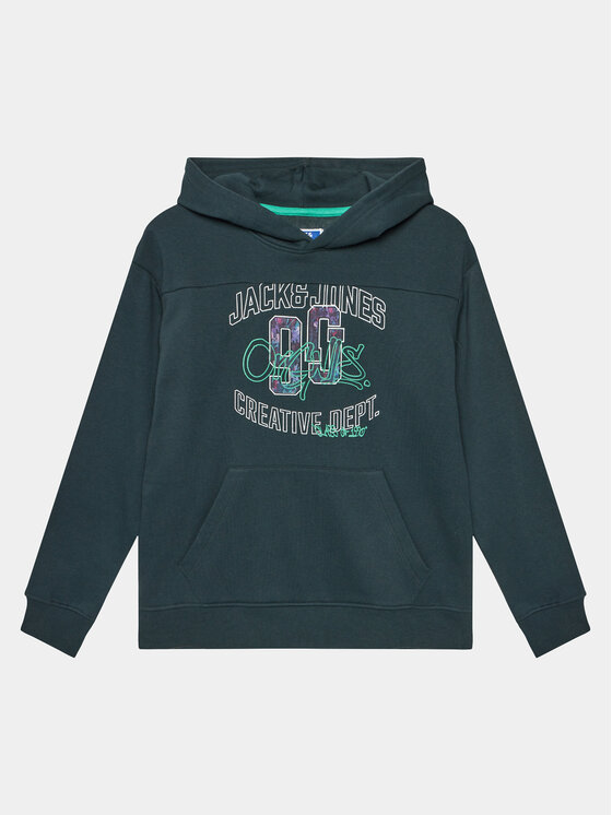 Jack&Jones Junior Jack&Jones Junior Majica dugih rukava 12243086 Zelena Loose Fit