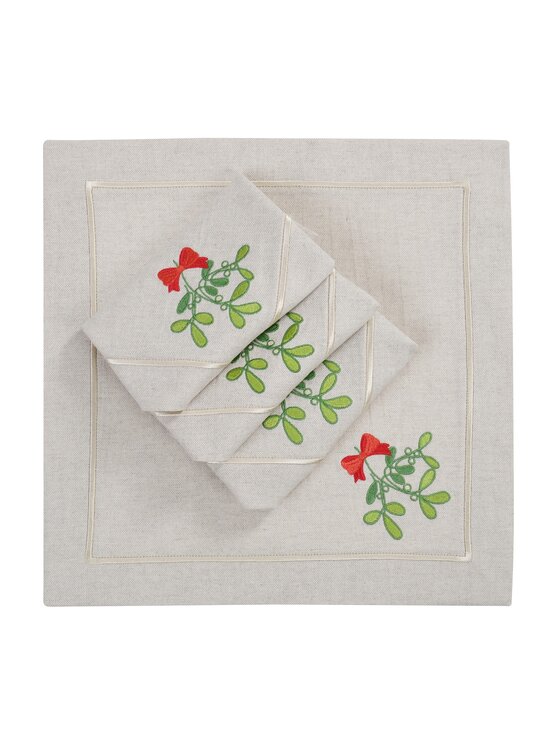 Roseberry Home Roseberry Home Serwetki Mistletoe Mirha Beżowy