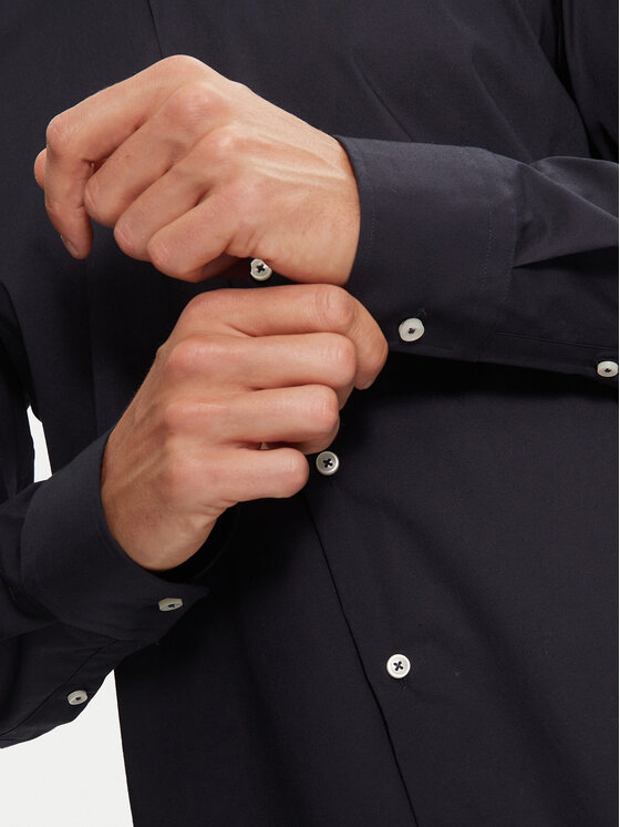 BOSS Boss Košulja 50527198 Tamnoplava Slim Fit