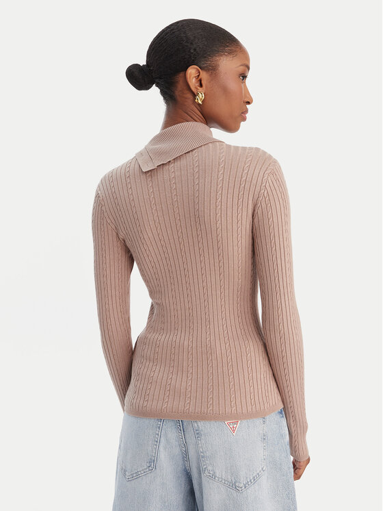 Guess Guess Džemper W6RR07 Z2YK2 Bež Regular Fit