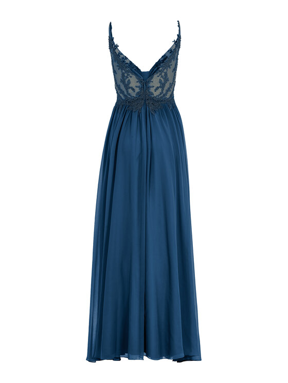 Hey Kyla Hey Kyla Официална рокля 5AI081HK Тъмносин Slim Fit