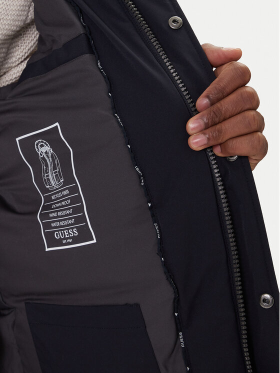 Guess Guess Μπουφάν πουπουλένιο M5BL2G W2712 Σκούρο μπλε Regular Fit
