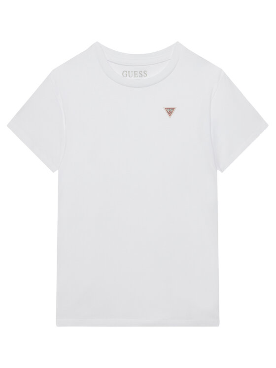 Guess Tricou L5YI38 K5M20 Alb Regular Fit
