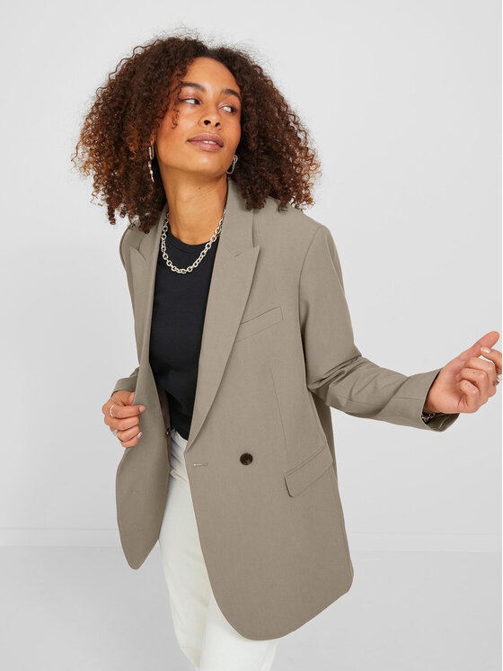 JJXX JJXX Marynarka 12200590 Beżowy Regular Fit