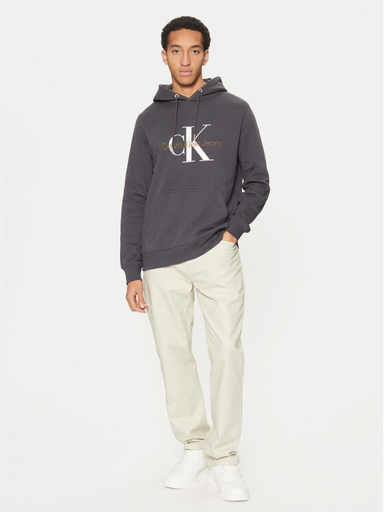 Calvin Klein Jeans Calvin Klein Jeans Majica dugih rukava J30J320805 Siva Regular Fit