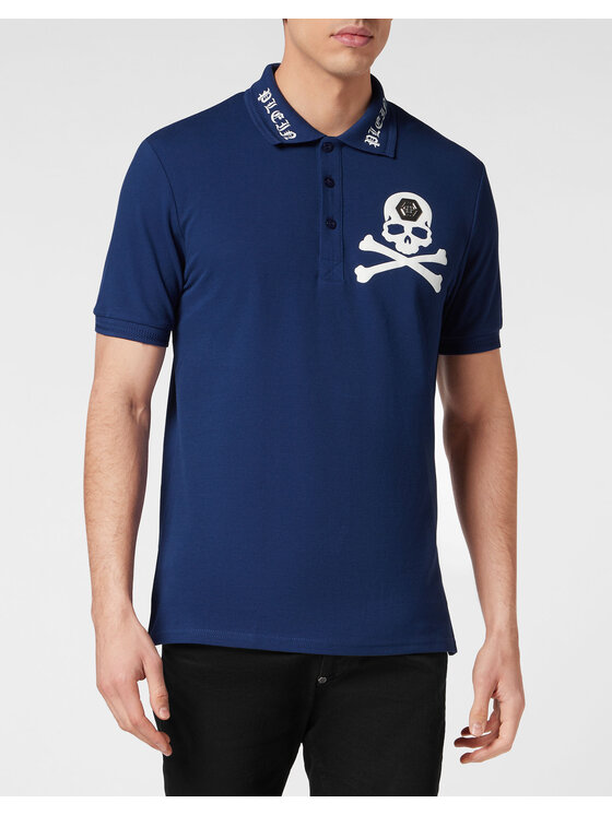 PHILIPP PLEIN PHILIPP PLEIN Polokošeľa 231 Svetlo modrá Slim Fit