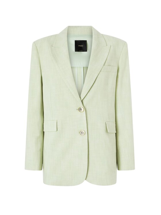 PINKO PINKO Giacca da donna FAITH GIACCA FRISOTTINO Verde Comfort Fit