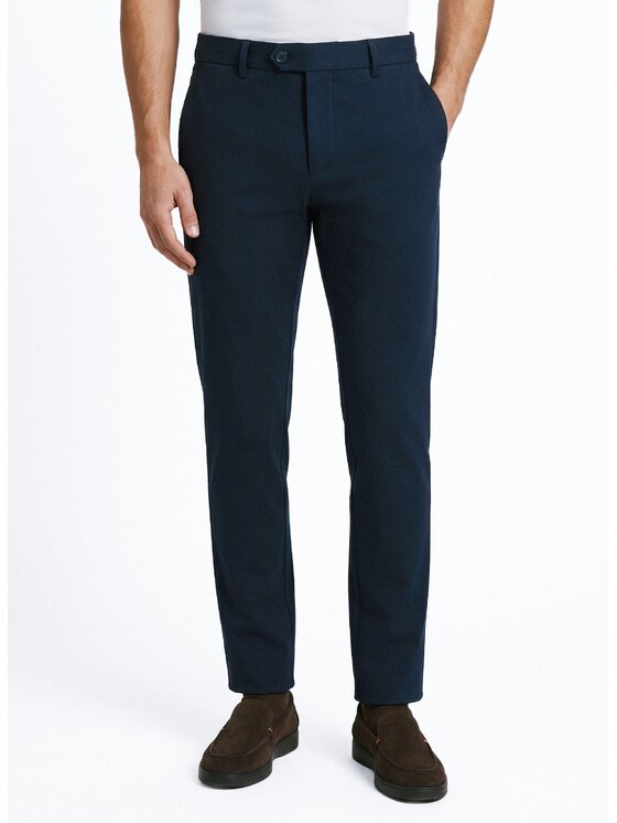 Pako Lorente Pako Lorente Chinosy P26WB-WX-002 Granatowy Slim Fit