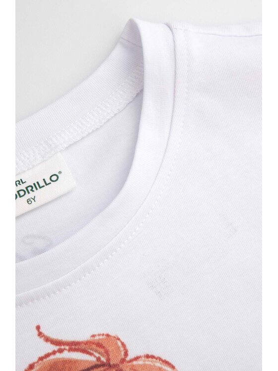 Coccodrillo Coccodrillo T-Shirt ZC5143212LGD-001 Bílá Regular Fit