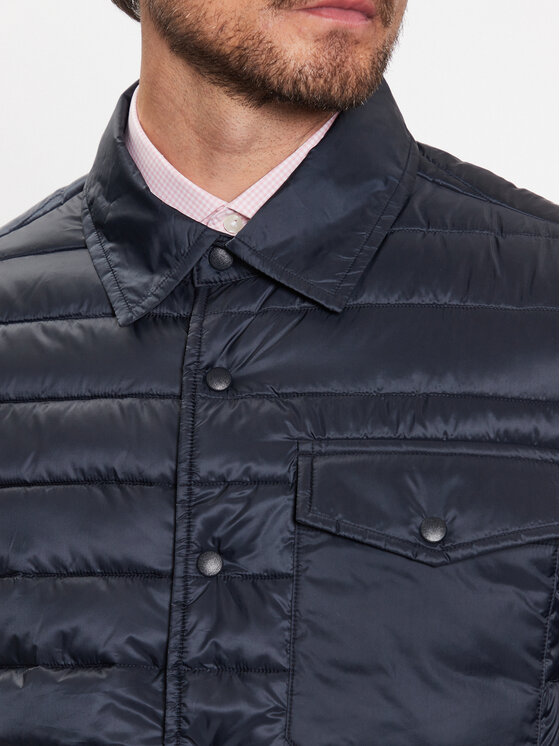 Tommy Hilfiger Tommy Hilfiger Kevad-sügis jope MW0MW32351 Tumesinine Regular Fit