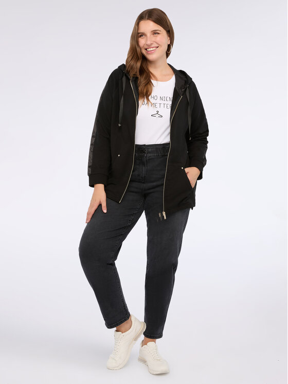Fiorella Rubino Fiorella Rubino Jeansy P403T004899N023 Czarny Boy Fit