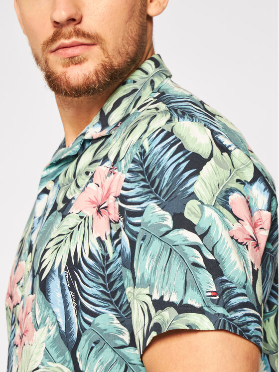 Tommy Hilfiger Tommy Hilfiger Ing Hawaiian Print MW0MW13936 Színes Regular Fit
