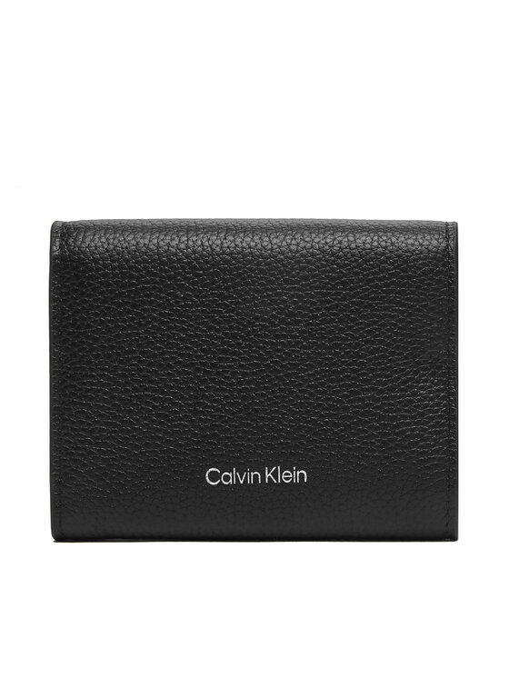 Calvin Klein Calvin Klein Rahakott Emblem Hw Pebble Trifold W/Zip LV04F1128G Must