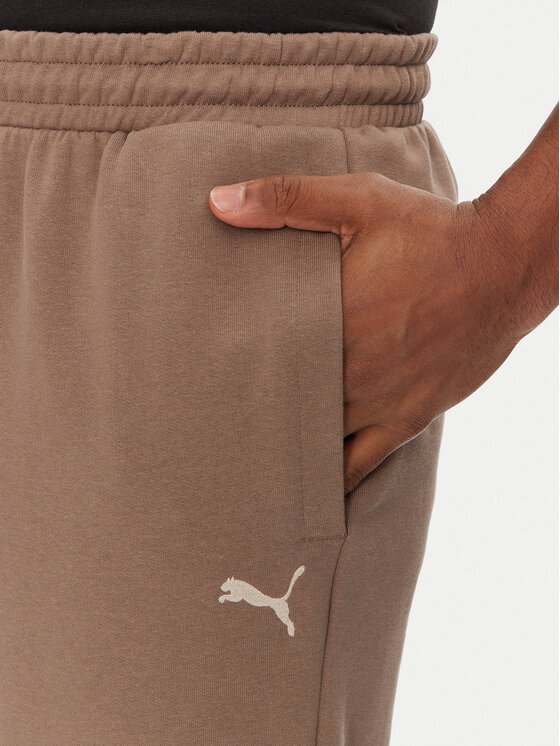 Puma Puma Donji dio trenerke Ess 629651 Smeđa Relaxed Fit