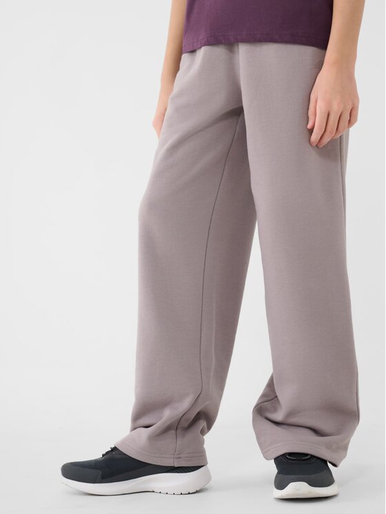 4F 4F Teplákové nohavice 4FJRSS25TTROF1355-83S Hnedá Relaxed Fit