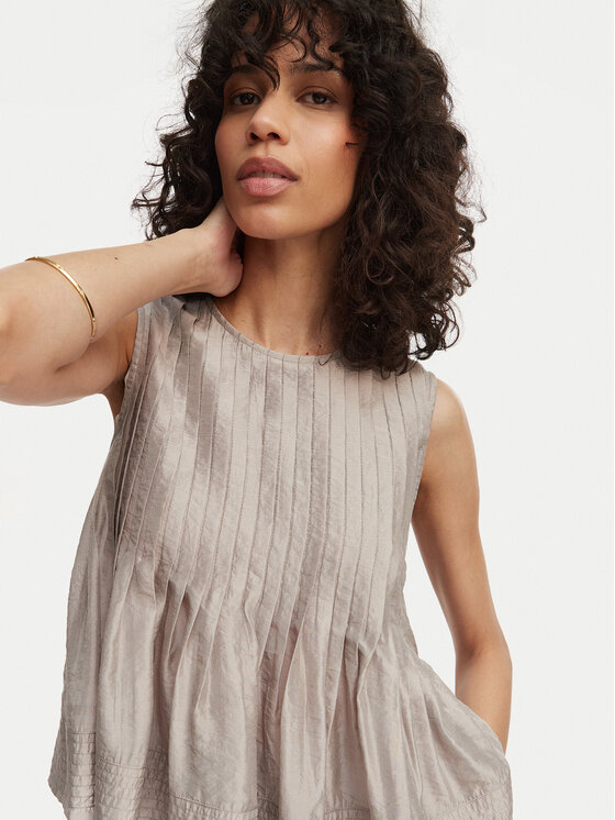 Eleh Eleh Blusa SS260268 Beige Regular Fit