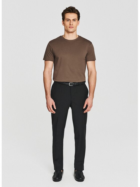 Pako Lorente Pako Lorente T-Shirt P26SF-TT-001 Brązowy Regular Fit