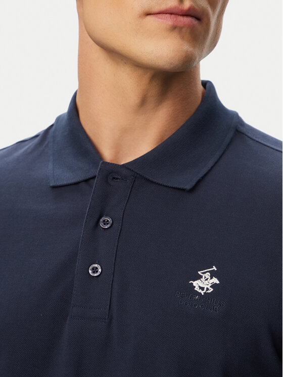 Beverly Hills Polo Club Beverly Hills Polo Club Polo särk P-SS26M-P450124 Tumesinine Regular Fit