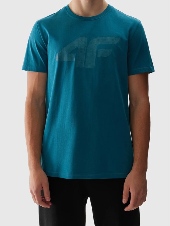 4F 4F T-shirt 4FWSS24TTSHM1155-46S Verde Regular Fit
